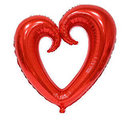 Folyo Balon Kalp 40 İnc Kirmizi ( 96x109 Cm )