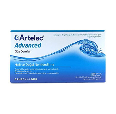 Artelac Advanced Göz Damlası 30 x 0,5 ml 5 adet