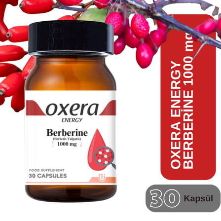 Berberine Berberis Vulgaris 1000 mg – 60 Kapsül Takviye Edici Gıda