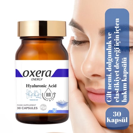 Hyaluronic Acid 30 Kapsül – İçten Cilt Nem Desteği – Hyaluronik Asit Takviyesi