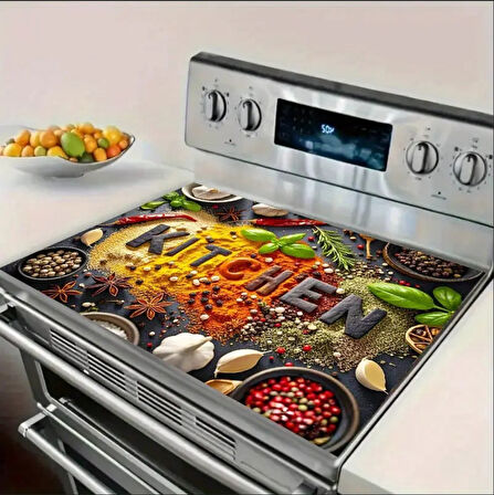 55 CM x 45 CM MUTFAK BAHARAT TASARIMI TEZGAH ÜSTÜ BULAŞIK KURUTMA MATI BULAŞIKLIK KURUTMA ÖRTÜSÜ