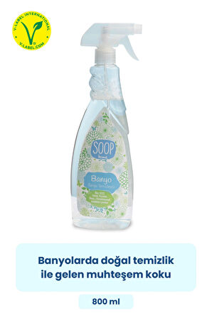 SOOP Home Banyo Temizlik Paketi 2 x 750 ml | Kireç Sökücü Banyo Temizleyici | Tuvalet Temizleyici | 