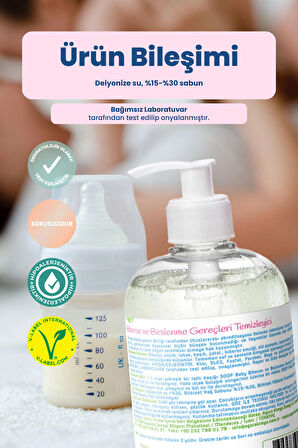 SOOP Baby Bebekli Evler Doğal Temizlik 3'lü Paketi | Biberon ve Yüzey Temizleyici, Leke Çıkarıcı