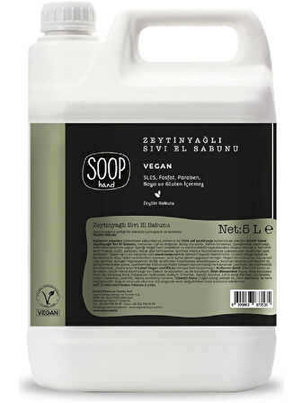  Sıvı El Sabunu Zeytinyağlı 5 L Refill | %100 Saf Zeytinyağlı | Vegan Ve Doğal İçerik | Kolay Durulanır 1 Sıvı El Sabunu Zeytinyağlı 5 L Refill | %100 Saf Zeytinyağlı | Vegan Ve Doğal İçerik | Kolay Durulanır 2 Sıvı El Sabunu Zeytinyağlı 5 L Refill |