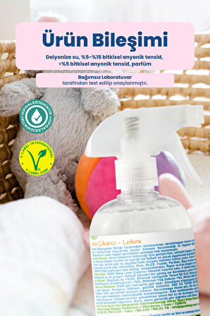 SOOP Baby Bebekli Evler Doğal Temizlik Seti-4'lü Paket, Hipoalerjenik Ürünler