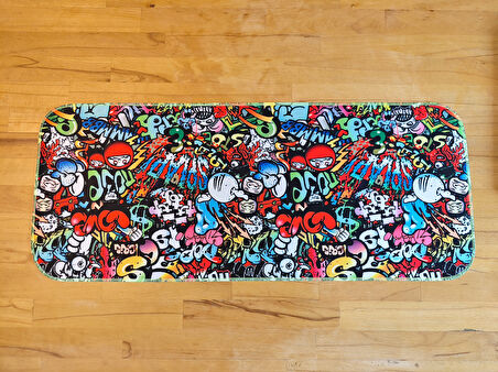 SGE TEKNOLOJİ 70X30 CM PAİNT FOSFORLU DİKİŞLİ MOUSE PAD GAMİNG OYUNCU