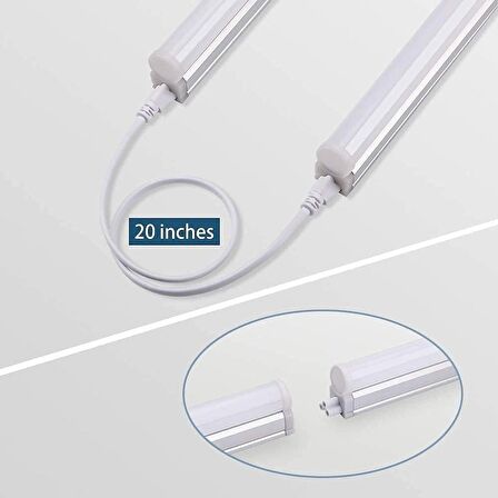 K2 KFL-138 T5 LED Armatür (60cm, 6500K, 765lm, 2 Yıl Garanti)