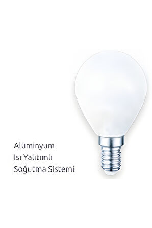 KES208 Ledli Top Ampul KES208 (5W 450 Lümen) - SARI