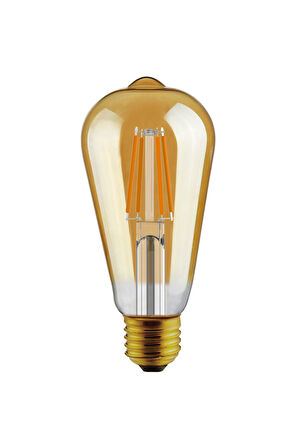 KES616 RUSTIC ST64 LED FLAMANLI AMPUL — 4W / 440 Lm / 2700K / E27