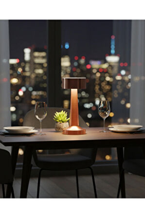 KML106B 3 FONKSİYONLU MASA LAMBASI DOKUNMATİK SENSÖRLÜ - Bronz