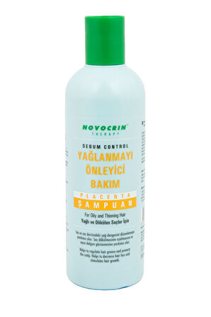 NOVOCRİN PLACENTA YAĞLANMA ÖNLEYİCİ BAKIM ŞAMPUANI 300 ML
