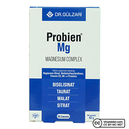 Probien MG Magnezyum Kompleks 60 Kapsül - AROMASIZ