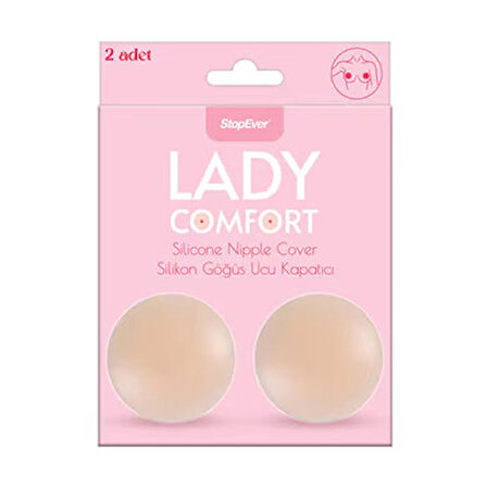 StopEver Lady Comfort Silikon Göğüs Ucu Pedi 2'li