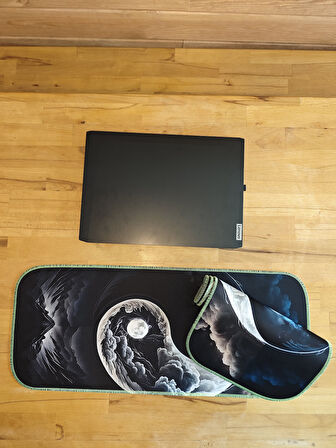 SGE TEKNOLOJİ 70X30 CM FOSFORLU DİKİŞ  EKİNOKS TEMALI KAYDIRMAZ TABAN SPEED YÜZEY OYUNCU MOUSE PAD GAMİNG