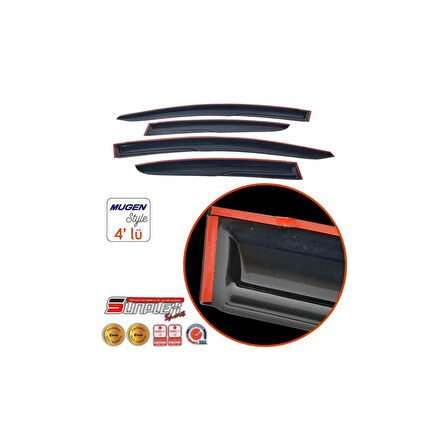 HYUNDAI ACCENT ERA 2005-2010 4LU SUNPLEX CAM RÜZGARLIĞI