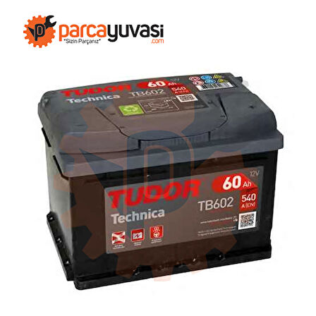 Aku Aku 12v 60 Ah 540a Lb2 (242×175×175) Tam Kapalı Alçak - Tudor Tb602