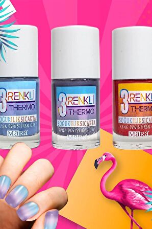 Mara Thermo 3 Renkli Oje Maldivler