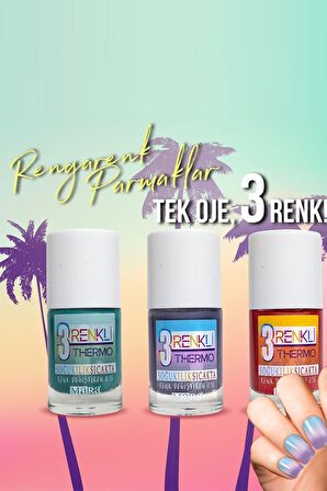Mara Thermo 3 Renkli Oje Maldivler