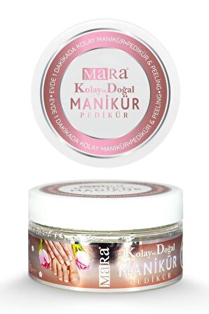 MARA MANİKÜR PEDİKÜR PEELİNGİ KOLAY VE DOĞAL 125GR