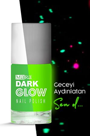 Mara Dark Glow Karanlıkta Parlayan Oje Green