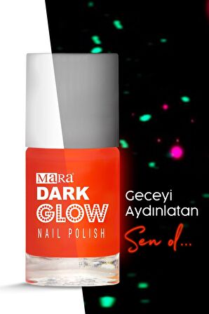 Mara Dark Glow Karanlıkta Parlayan Oje Orange