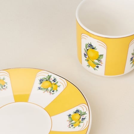 Balsa Bella Limone 4 Parça 2 Kişilik Kahve Fincan Takımı - Renkli - 100 ml
