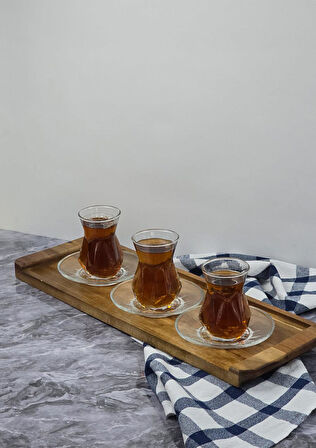 Akasya Sunum Tepsisi - Uzun Sunum Tabağı - 47x17 CM
