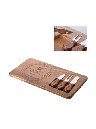 Balsa AKS1050 Akasya Peynir Sunum Tabağı 38x19 Cm