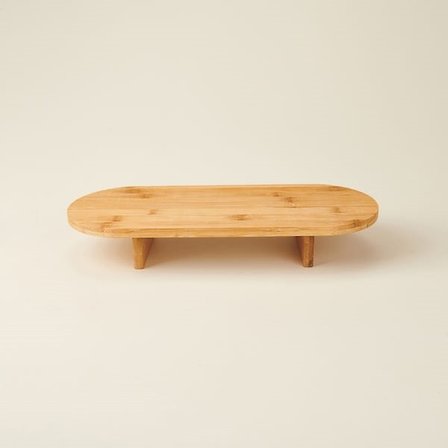 Balsa Bambu Sunum Tahtası - Açık Kahverengi - 39x17 cm