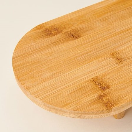 Balsa Bambu Sunum Tahtası - Açık Kahverengi - 39x17 cm