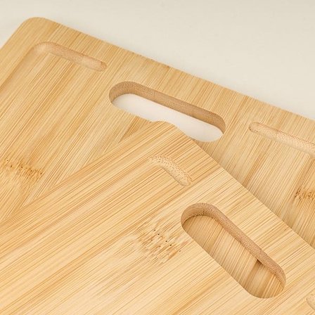 Balsa Bambu 2'li Kesme Tahtası - Açık Kahverengi