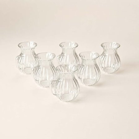 Balsa Asalet 6'lı Kulplu Cam Kupa - Şeffaf - 180 ml