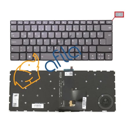 Lenovo ideaPad 320-14IKB Notebook Klavyesi, Laptop Tuş Takımı (Siyah TR) Işıklı / KL0223LD