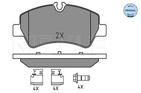 ARKA FREN BALATASI TRANSIT CUSTOM V362 V347 V348 2.2TDCI 12 / (ARKA TEK TEKER)