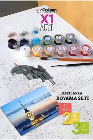 Polisan X1 Art Sayılarla Boyama Seti