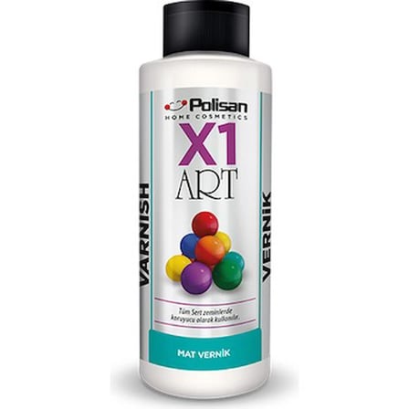Polisan X1 Art P081122 Mat Vernik 500 Ml