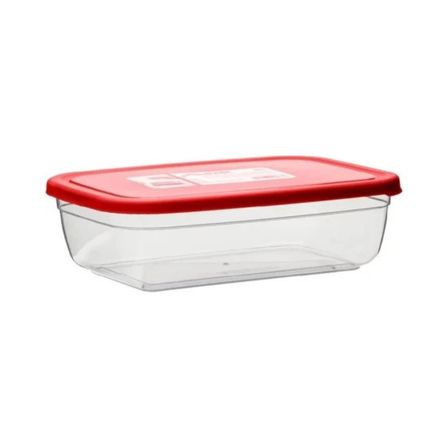 Asude ASD036 Maya Dikdörtgen Saklama Kabı Pembe 2400ML