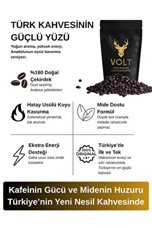 Yeni Nesil Nitelikli Türk Kahvesi 250 GR | Koyu Kavrulmuş Premium Arabica Çekirdekleri