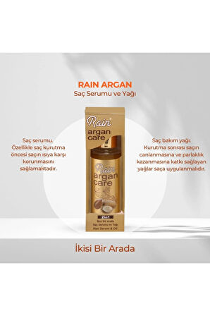 Rain Argan Care Ikisi Bir Arada Saç Serumu Ve Yağı 125 Ml