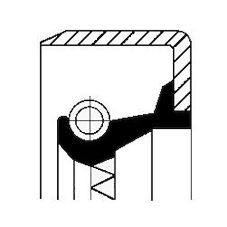 Scanıa Truck (12011388b) Yag Kecesi. Poyra B1ud5sfdrw 145.0x 170.0x 15.0 72nbr Scanıa - Corteco 82011388