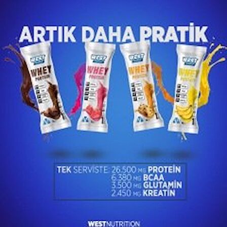 West Whey Protein 36 gram Tekli Saşe Kurabiye