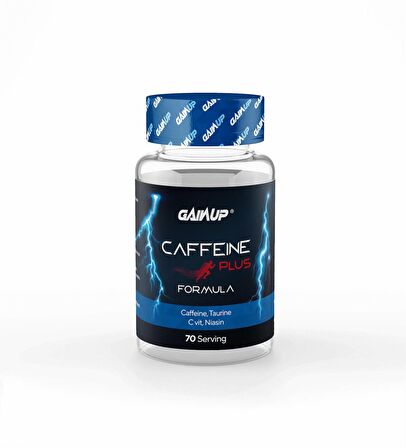 Gainup Caffeine Plus Formula Taurine - C vit - Niasin 70 Kapsul