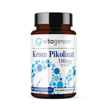 Krom Pikolinat 100mg 90 Tablet