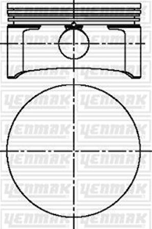 Opel Motor Piston Segman Komple Std (80.50mm) Vectra B Astra G Zafıra A Astra H Vectra C Meriva A Z18xe X - Yenmak 31-04219-000