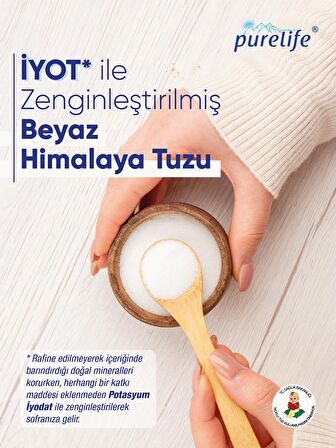 Himalaya Tuzu İyotlu İnce Beyaz 500g