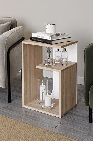 Simav Yan Sehpa Servis Sehpası Zigon Sehpa Koltuk Sehpası