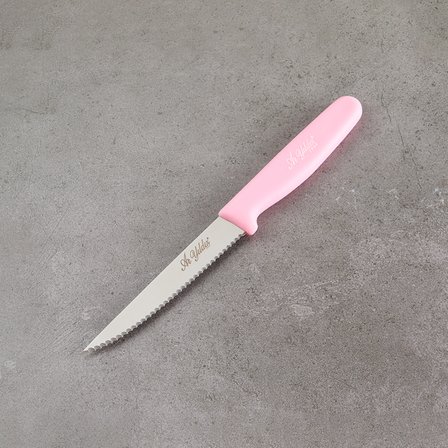 Aryıldız Basic Dişli Sebze Bıçağı Pembe 11 cm