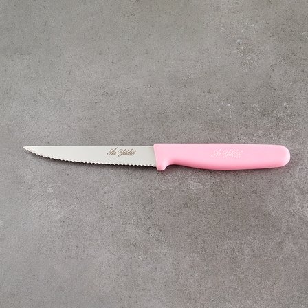 Aryıldız Basic Dişli Sebze Bıçağı Pembe 11 cm