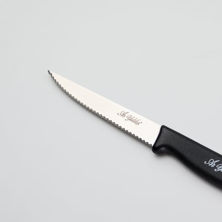 Aryıldız Basic Dişli Sebze Bıçağı Siyah 11 Cm