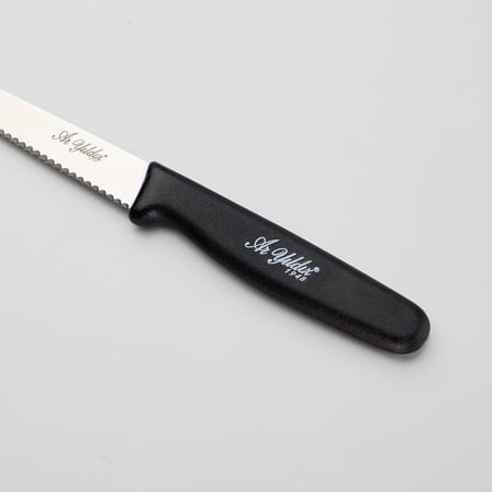 Aryıldız Basic Dişli Sebze Bıçağı Siyah 11 Cm